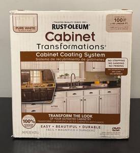 lot 510R image: O - Rust-Oleum Cabinet Transformations Pure White Coating System Kit