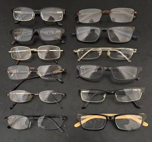 lot 551R image: O - Lot of 12 Assorted Reading Glasses Frames