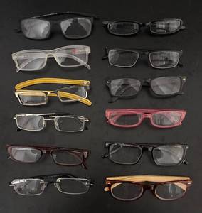 lot 559R image: O - Collection of 12 Assorted Eyeglasses Frames