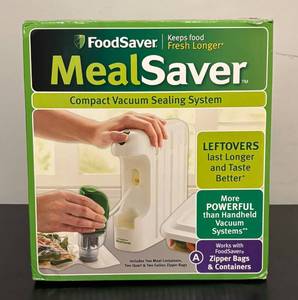 lot 619R image: O - FoodSaver MealSaver Compact Vacuum Sealing System