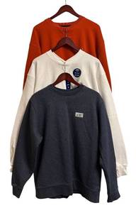 lot 656R image: OC - Lot of 3 Large Sweatshirts by Eddie Bauer, Champion and Tommy Hilfiger