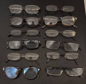 lot 657R image: O - Collection of 12 Assorted Reading Glasses