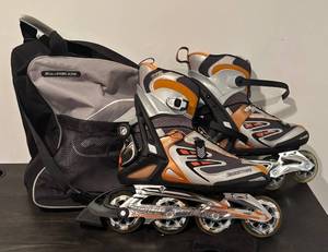 lot 666R image: LL  - Rollerblade Inline Skates Size 11 with Carrying Bag