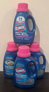 lot 738R image: LL  - Set of 4 Bottles of Clorox 2 Stain Fighter & Color Booster