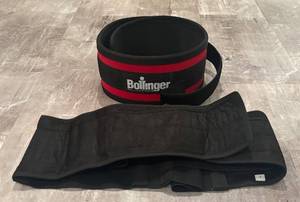 lot 744R image: LL  - Lot of 2 Lifting Belts - Bollinger and Body Belt Ergonomic Support