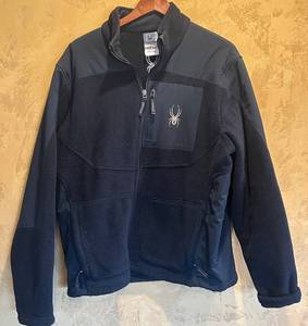 lot 781C image: MB - Spyder Mens Size Large Black Fleece Jacket