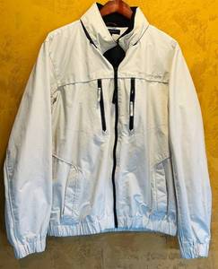 lot 782C image: MB - Tommy Hilfiger White Full-Zip Jacket Size Large