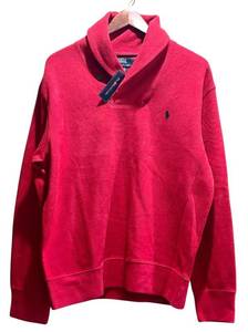 lot 671H image: MBR - Ralph Lauren Polo Red Sweater with Tags Size Large
