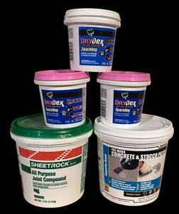 lot 875R image: LL  - Lot of Spackling, Joint Compound and Stucco Patching Compounds