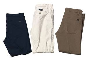 lot 890R image: BC - Set of 3 Mens Size 32 Pants by Banana Republic and Jachs