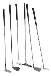 lot 892R image: O - Set of 6 Mixed Golf Clubs - Wilson, Golden Bear, Prestige, KS-Tour and More