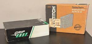 lot 900R image: O - Lot of Partial Boxes of Bostitch and Grip Fast Flooring Staples