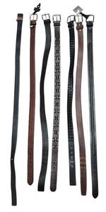 lot 952R image: O - Assorted Designer Leather Belts Collection - Calvin Klein, Fossil, Pierre Cardin, Marc Ecko & More