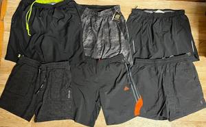 lot 584N image: BR - Set of 6 Mens Athletic Shorts Assorted Brands and Sizes
