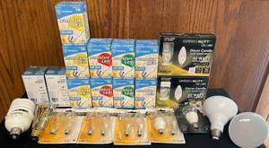 lot 587N image: BR - Group of Assorted Light Bulbs