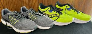 lot 623N image: BR - Saucony Endorphin Shift 3 and Nike Running Shoes Set in Boxes
