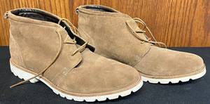 lot 630N image: BR - Rockport Mens Suede Chukka Boots Size 10.5 M