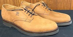 lot 631N image: BR - Tommy Hilfiger Mens Nutmeg Nubuck Oxford Shoes Size 11M with Box