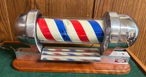 lot 6C image: LR - William Marvy Model 410 Vintage Barber Pole