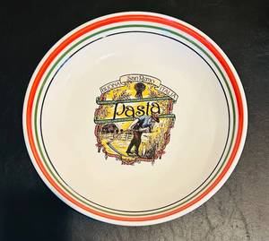 lot 838C image: LR - San Remo Italian Pasta Bowl 8 38 Inch Buona Italia Design