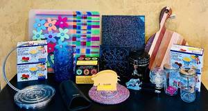 lot 839C image: LR - Mixed Kitchenware Lot with Cutting Boards, Trivets, Pitcher, and Accessories