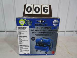 lot 6 image: Eagle 4 Gallon Air Compressor
