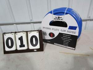 lot 10 image: Eagle Hybri-Flex Air Hose - 12 x 50 ft