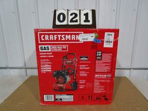 lot 21 image: Craftsman Gas Pressure Washer