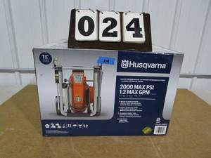 lot 24 image: Husqvarna Electric Pressure Washer