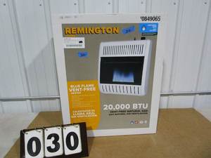 lot 30 image: Remington Blue Flame Vent Free Heater