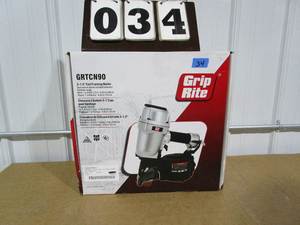 lot 34 image: Grip Rite Coil Framing Nailer