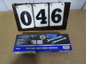 lot 46 image: Stark Elite 7 PC Wrench Set -SAE