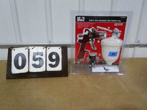 lot 59 image: Iron Horse 2-in-1 HVLP Air Spray & Primer Gun