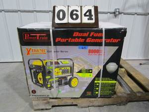 lot 64 image: Power Train Dual Fuel Portable Generator