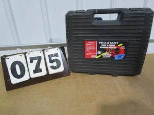 lot 75 image: Pro-Start 20 ft Booster Cables