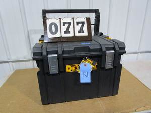 lot 77 image: DeWalt Mobile Storage Tool Box