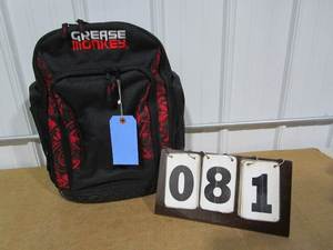 lot 81 image: Grease Monkey Tool Back Pack