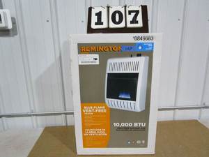 lot 107 image: Remington Blue Flame Vent Free Heater -10K BTU