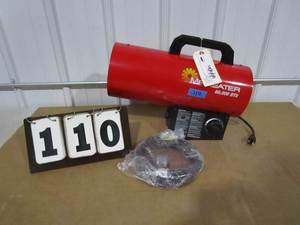 lot 110 image: Mr. Heater 60K Portable Propane Heater