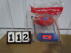 lot 112 image: 15 Ft Truck & Trailer Brake Hose Set