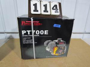 lot 114 image: Power Train 7HP Gas Engine - Electric Start