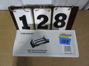lot 128 image: Wood Power 4-way Roller Fairlead
