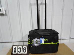 lot 138 image: AWP Rolling 14 Pocket Tool Bag