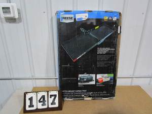 lot 147 image: Reese Hitch Mount Cargo Tray