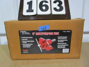 lot 163 image: Real Steel 5 Multipurpose Vise