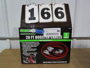 lot 166 image: Grip 20 ft Booster Cables