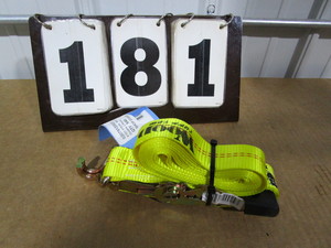 lot 181 image: Wood Tuff Tow Ratchet Tie Down - Double J Hooks