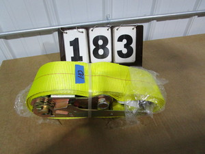 lot 183 image: Wood Tuff Tow 19,800 lb Ratchet Strap