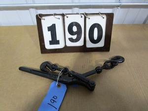 lot 190 image: Wood Tuff Tow Load Binder - lever type