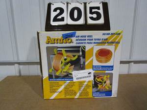 lot 205 image: AmFlo Air Hose Reel with Air Hose